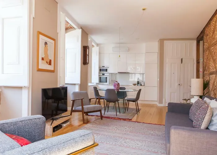 Alfama Baixa Spacious And Bright Blends The Historic And The Contemporary 2 Bedrs & 2 Bathrs Ac 18th Century Building 公寓